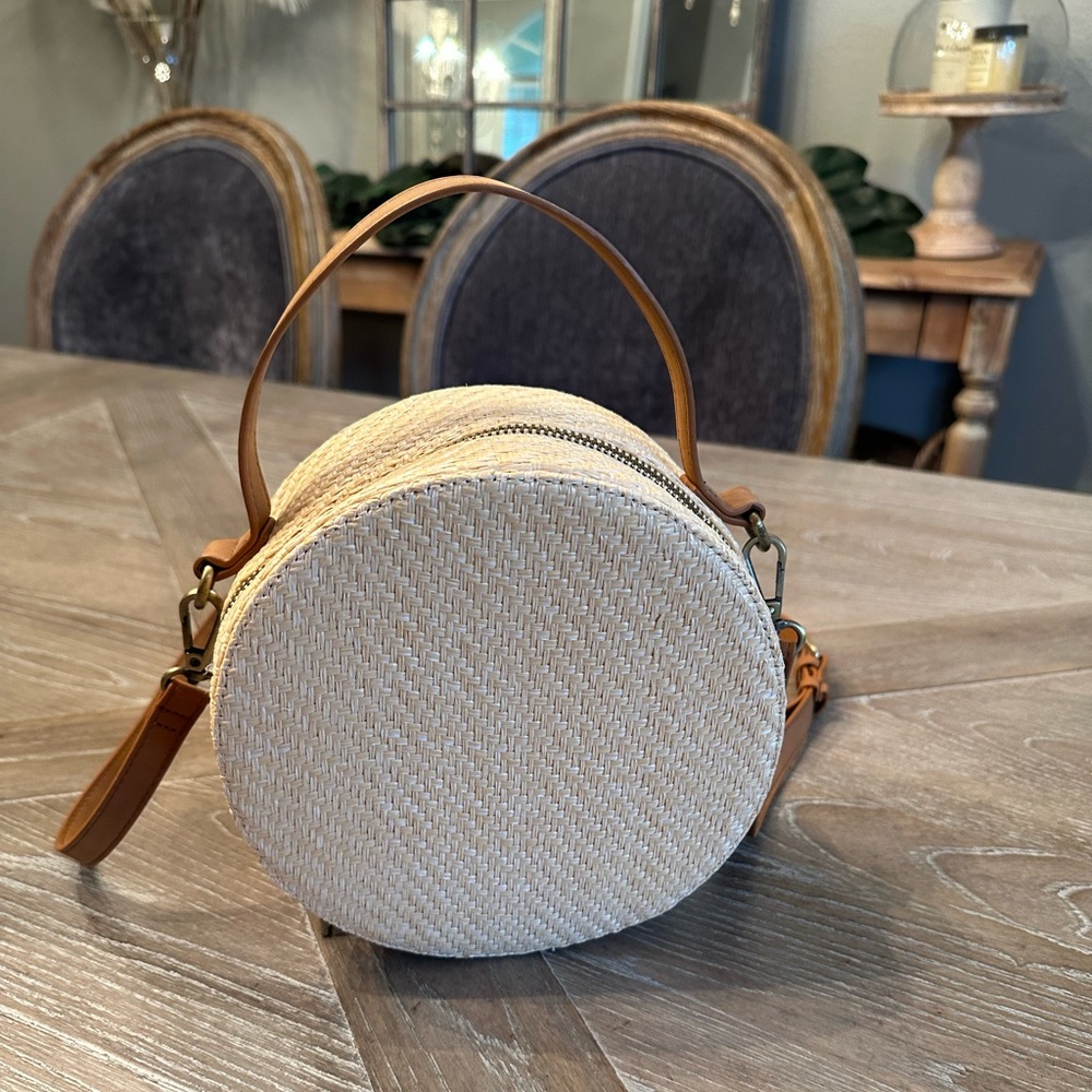 NWOT Woven Crossbody Bag